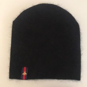 Black wool beanie